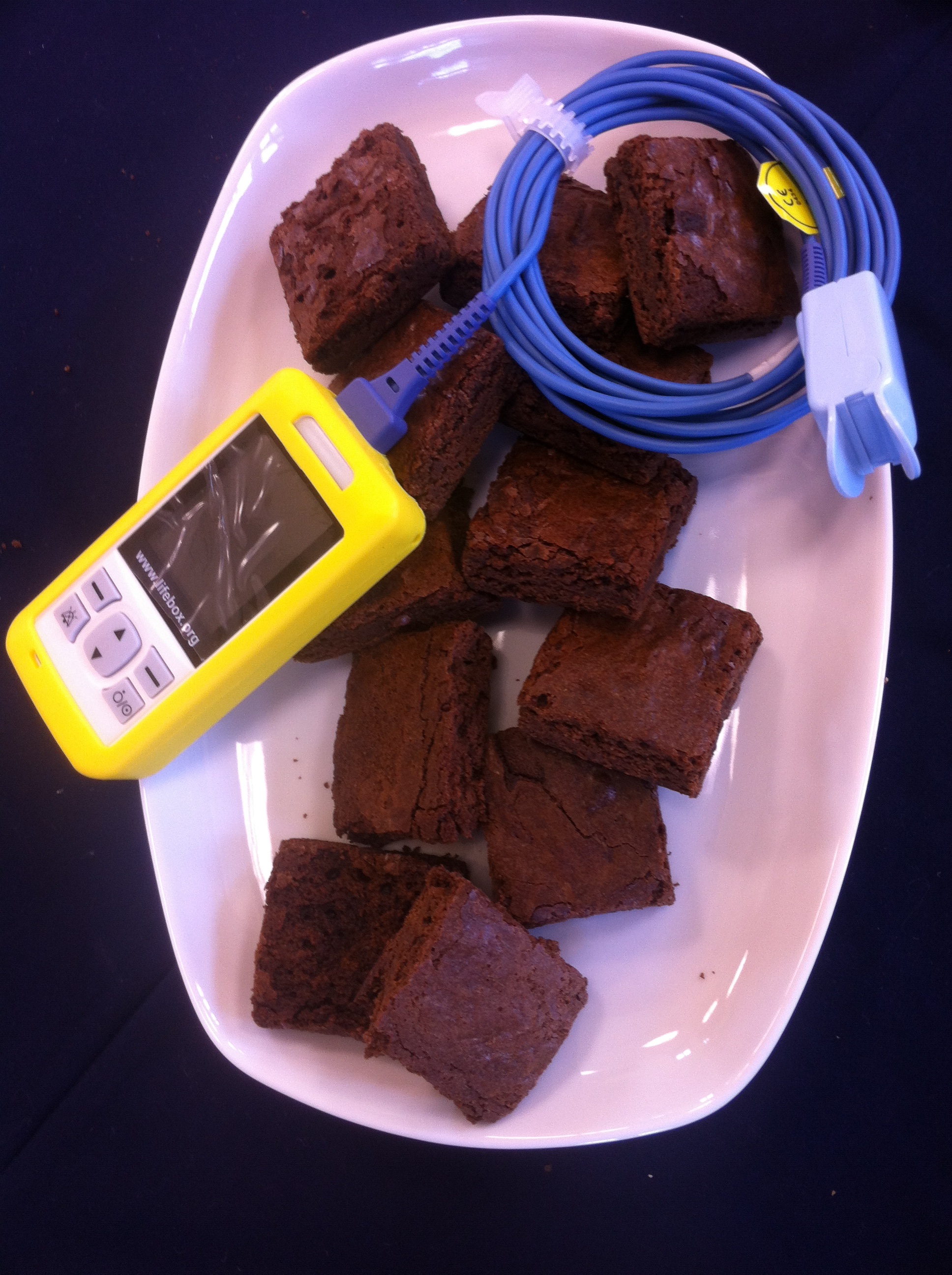 Oximeter and brownies
