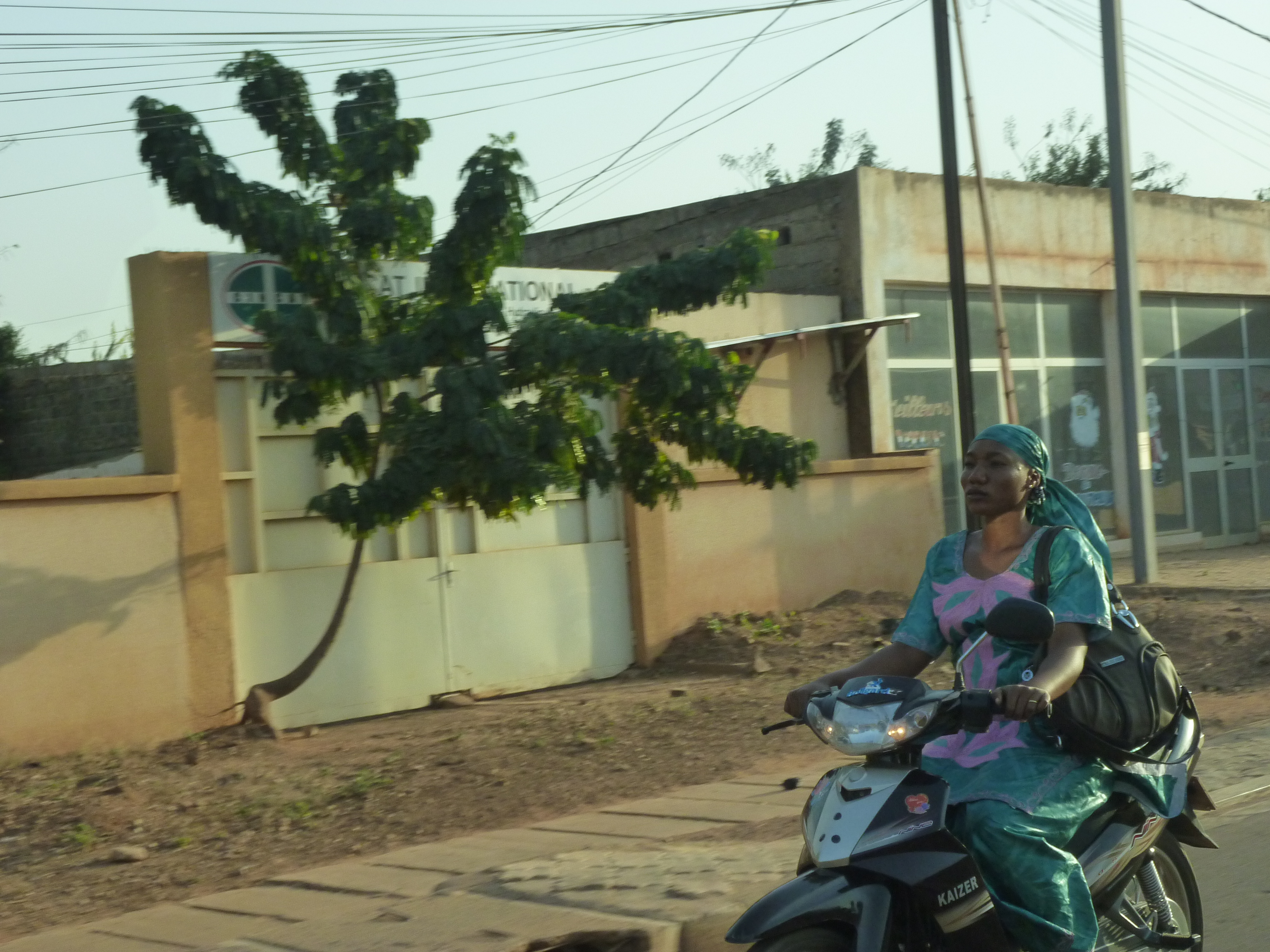 Woman on scooter_Burkina Faso