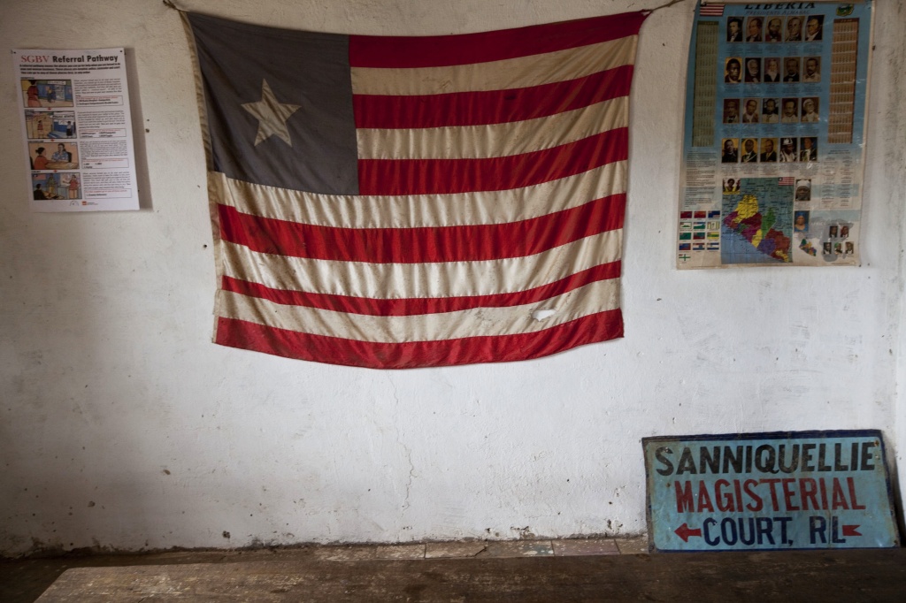View inside Liberian Magisterial Court