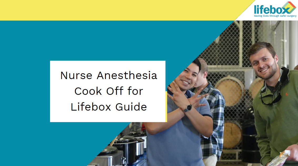 Nurse Anesthesia Cook Off Resources 